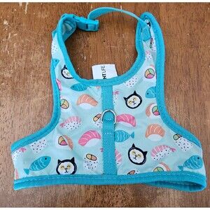 Cat Harness Blue Cat Collar Leash